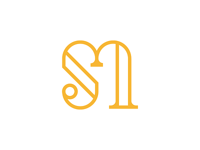 SM monogram fashion logo mark monogram sm stylist
