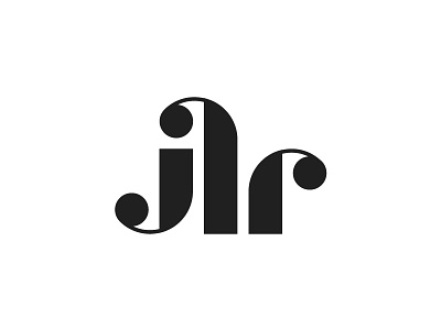 JLR logo construction development jlr lettermark logo monogram