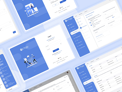 Web App for Managing Operations after effects animation app business design figma ui ui designer uiux uiux designer ux web application