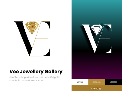 Vee Gallery 3d branding design graphic design illustration logo ui vector