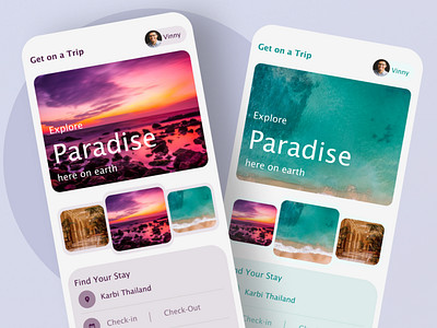 A random Travel Application android app app app design booking design hotel mobile app stay travel travel app ui ux