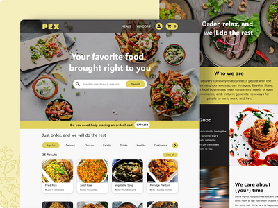 Food Delivery Website accessible design food food delivering app food delivery food order food website inclusive ui ux web web design website