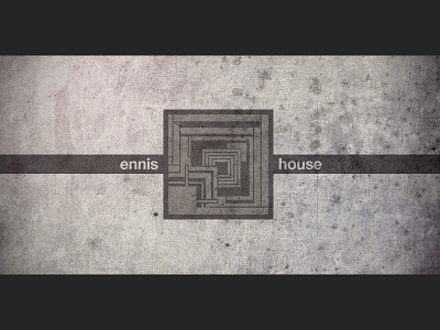 Ennis House Tile blade blade runner ennis frank house lloyd runner tile wright