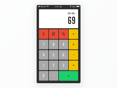 Daily UI #004 - Calculator