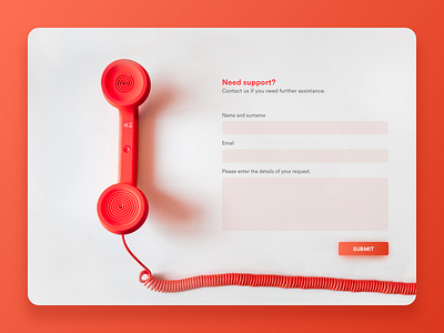 Daily UI #028 - Contact Us