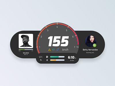 Daily UI #034 - Car Interface