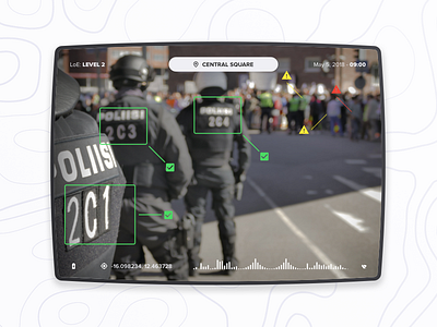 Daily UI #073 - Virtual Reality ar dailyui virtual reality daily hud oculus police rescue training ui ux vr