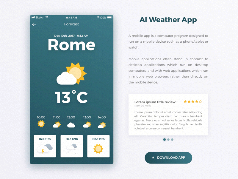 Daily UI #074 - Download App