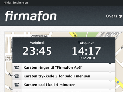 A phone calls life cycle in Firmafon V2 firmafon flow webapp