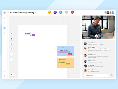 Video collaboration tool app calls chat collaboration conference exam prep exams exploration remote saas student teacher video web whiteboard