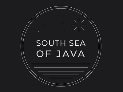 South sea illustration logo