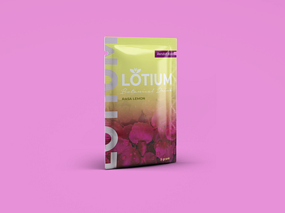 Lotium - Sachet Design branding design