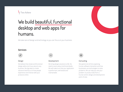 Two Askew Website agency website