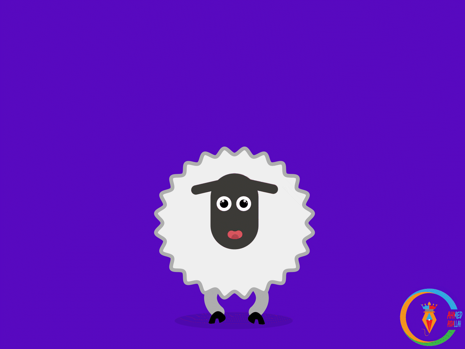 happy sheep animation