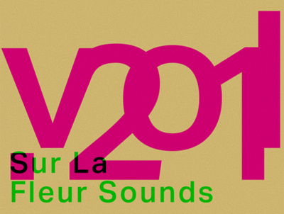 Sur La Fleur Sounds vol. 21 album art cover art design graphic design illustration music typography visualdesign