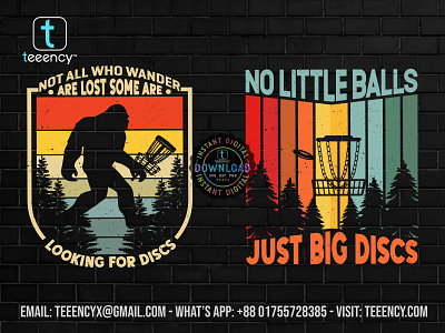 Disc Golf Bulk T Shirt Design #Logo #T_Shirt_Design