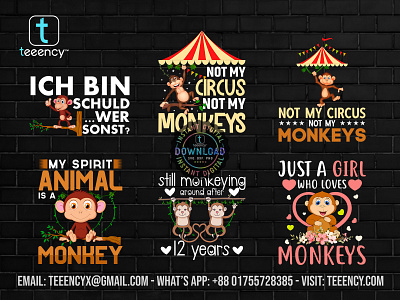 Monkey T Shirt Design Bulk T Shirt Design apparel custom doodle art custom lettering design graphic design illustration logo merch by amazon shirts monkey monkeydesign monkeytshirt tshirtdesign