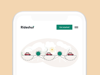 Rideshur – Illustration Animation agency animation app car clean homepage illustration london masthead mobile mobile design saas tech together ui ux web web design