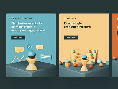 Hive — Product Page 3d 3d art hive saas tech together ui uiux