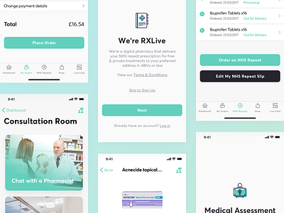 Pharmacy App app ios medicine ui ux