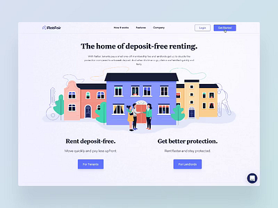 flatfair — Onboarding designer user experience fintech flatfair interface marketing site modal onboarding proptech saas tech together ui ux website website animation