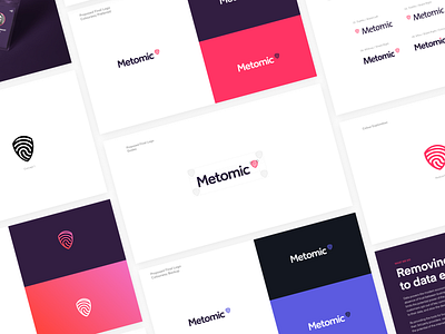 Metomic — Brand Exploration brand designer user experience fingerprint gdpr homepage logo marketing site privacy privacy automation saas security shield tech together ui ux website