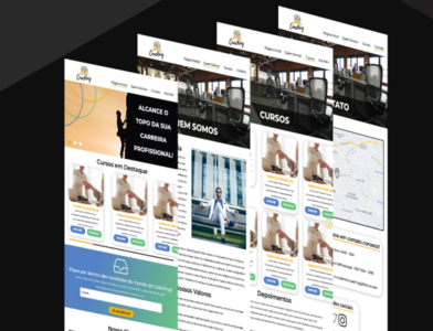 Website Concept - Coaching Academy (UX/UI Project) by Lucas Banholi on ...