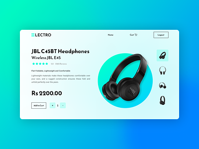 E-Commerce Shop (Single Item) app branding design ui ux web