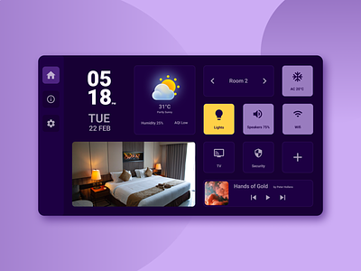 Home Monitoring Dashboard app dailyui design mobile ui ux web