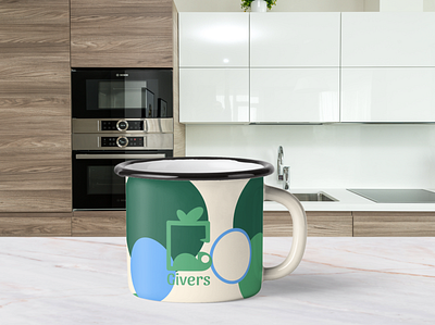 Mockup Mug Givers branding design digital gift logo mockup mug shop