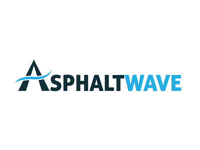 Asphalt Wave Logo brand branding icon identity kahuna logo longboard mark wave