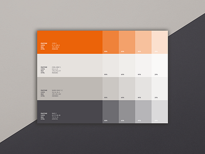 Color Scheme for We Find Business App app branding color color scheme gradient identity orange soulful
