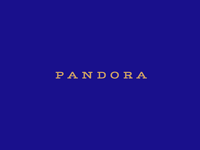 PANDORA | Wordmark Logo