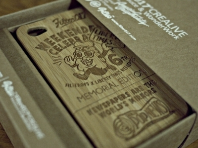 Filter017 X Liberty Times Weekender Bamboo iPhone Case brand graphic design logo typography