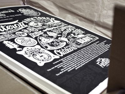 Filter017「FCL OUTDOOR LAB」Screen Printing Poster