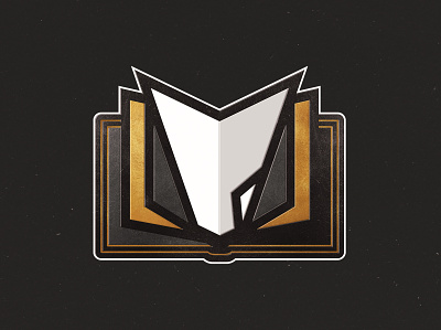 Vegas Golden Knights Book Club bookclub golden knights logo vegas