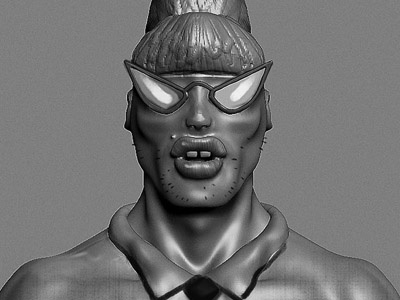 zAlice by Dopepope 3d animation character dopepope model sculpt superjail zbrush