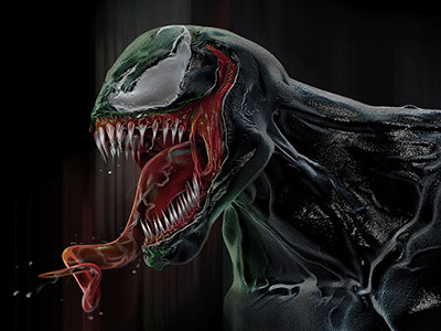 zVenom by Dopepope 3d character comics dopepope marvel model sculpt spiderman venom zbrush