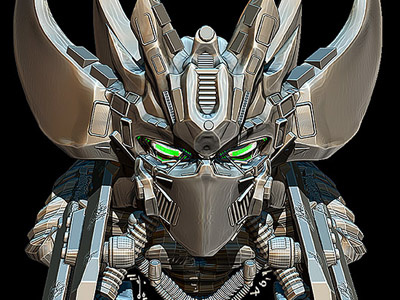 zMycellean by Dopepope 3d character dopepope mecha model robot scifi sculpt transformers zbrush