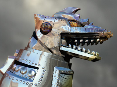 MechaGodzilla by Dopepope 3d character cloverfield creature dopepope giant kaiju model monster robot zbrush