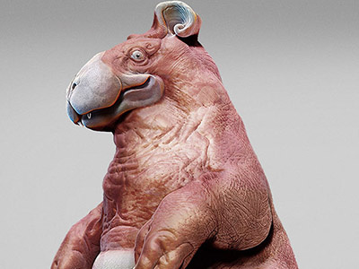 Slowbro by Dopepope 3d anime character creature design dopepope manga nintendo pokemon zbrush