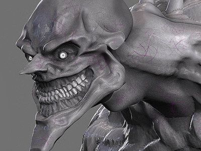 VENOM JOKER by Dopepope 3d batman character comics creature dc dopepope joker model monster venomjoker zbrush