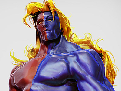 GILL by Dopepope 3d boss capcom character comics dopepope gill model streetfighter video games villain zbrush