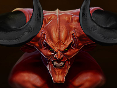 DARKNESS 2 by Dopepope 3d character darkness devil dopepope legend model monster movies villain zbrush