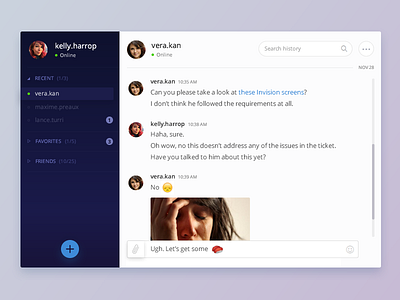 Direct Messaging :: Daily UI - 013
