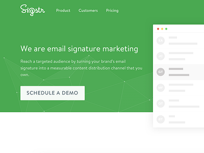 Sigstr Redesign - Homepage