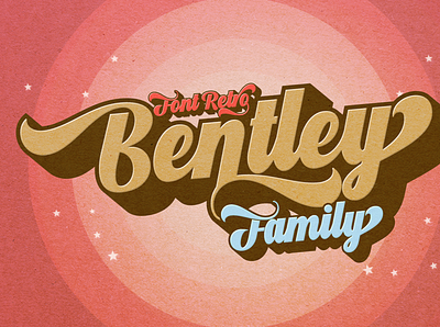 Bentley Variantions font dispaly font family font script kaligrafi typography