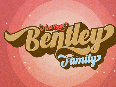 Bentley Variantions font dispaly font family font script kaligrafi typography