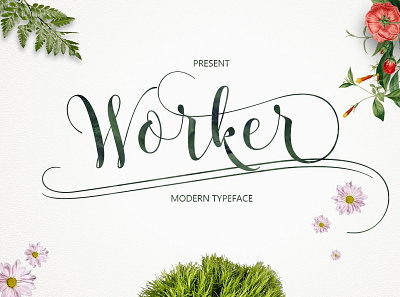 Worker wedding fonts