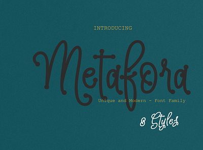 Metafora-Family wedding fonts